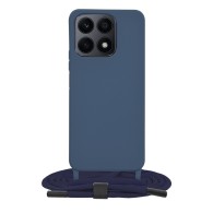 Калъф-Techsuit - Crossbody Lanyard - Honor X8a - Blue