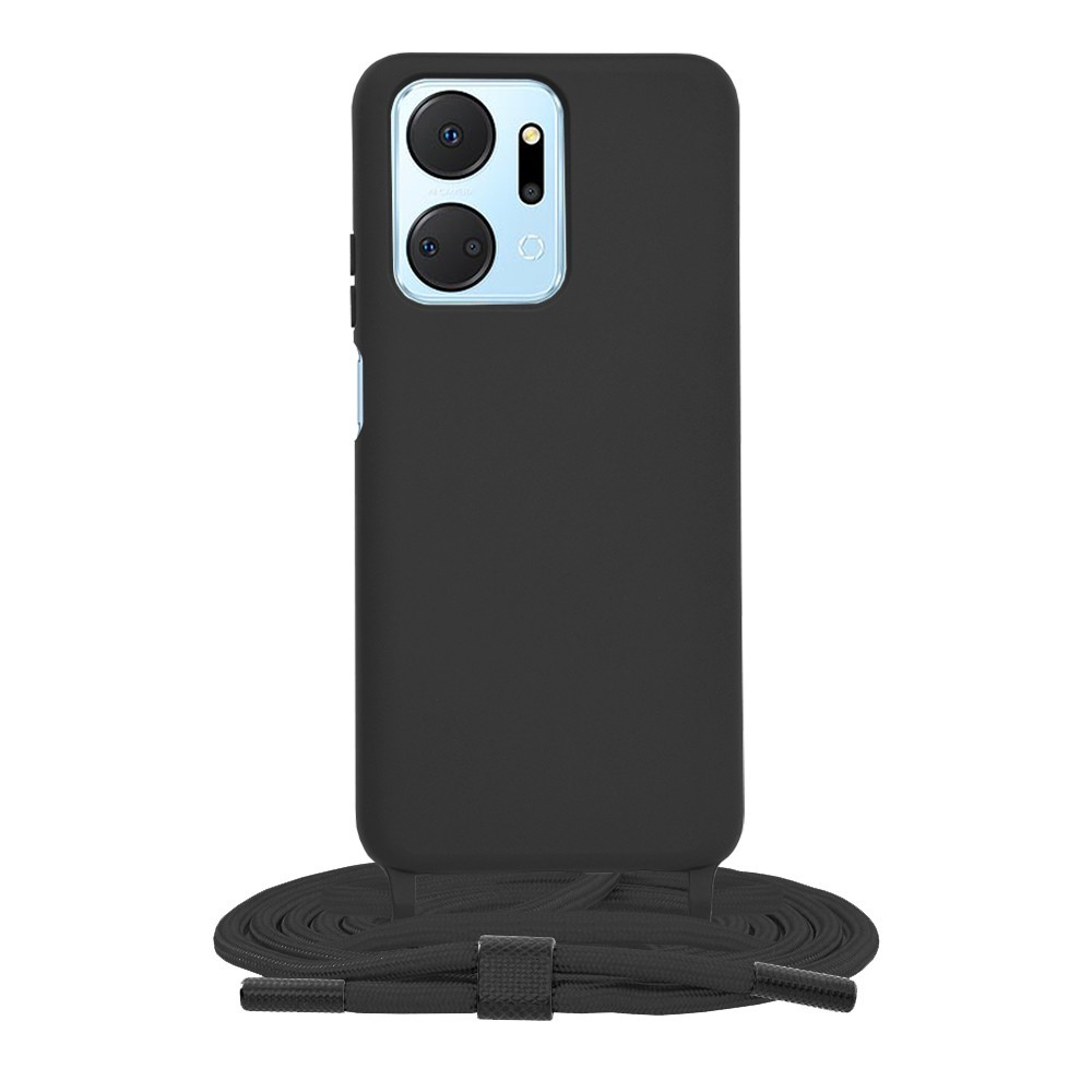 Калъф-Techsuit - Crossbody Lanyard - Honor X7a - Black