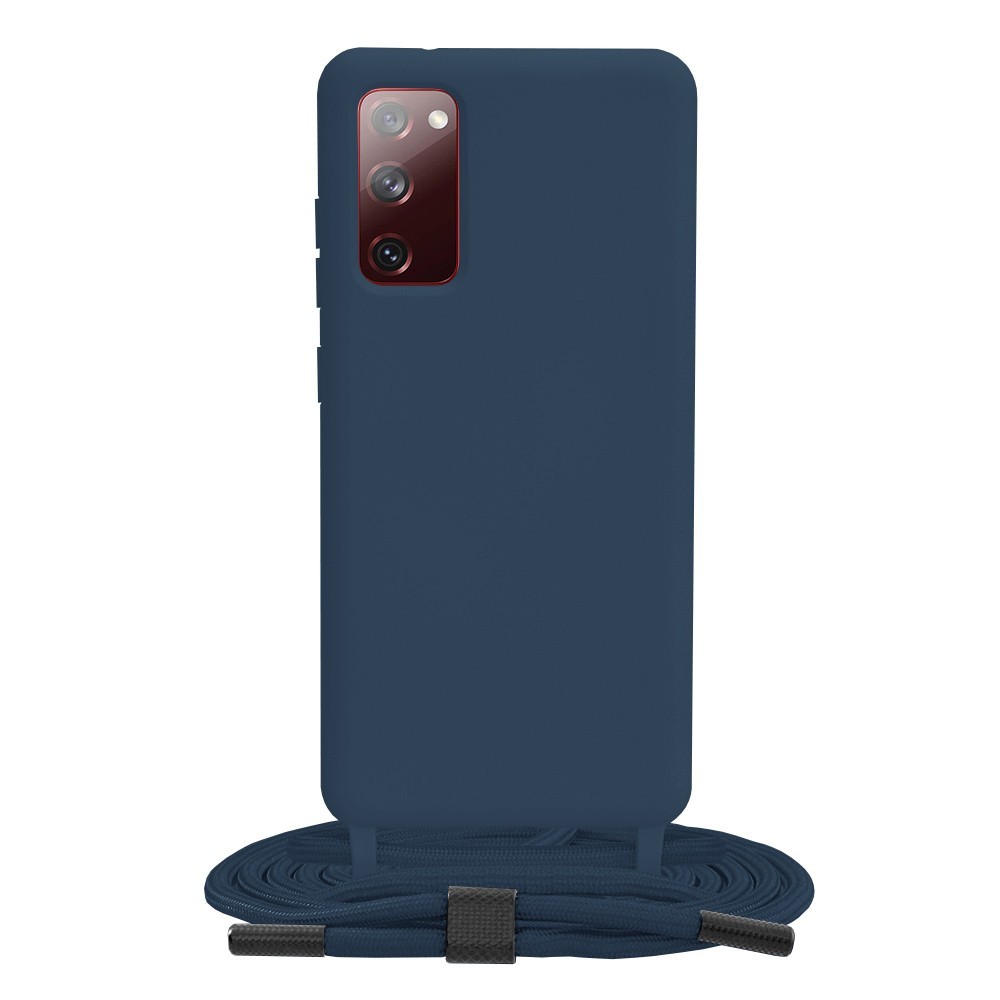 Калъф-Techsuit - Crossbody Lanyard - Samsung Galaxy S20 FE 4G / S20 FE 5G - Blue