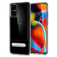 Spigen Slim Armor Essential "S" хибриден кейс с най-висока степен на защита за Samsung Galaxy S20+ Plus, Crystal Clear
