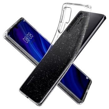 Spigen Liquid Crystal тънък силиконов (TPU) калъф за Huawei P30 Pro, Glitter Crystal