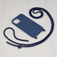 Калъф-Techsuit - Crossbody Lanyard - iPhone 13 Pro Max - Blue