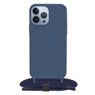 Калъф-Techsuit - Crossbody Lanyard - iPhone 13 Pro Max - Blue