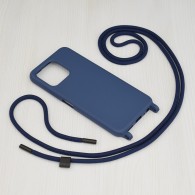 Калъф-Techsuit - Crossbody Lanyard - Honor X8 4G - Blue
