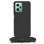 Калъф-Techsuit - Crossbody Lanyard - Xiaomi Redmi Note 12 5G / Poco X5 - Black