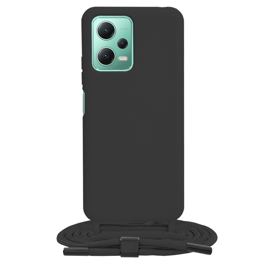 Калъф-Techsuit - Crossbody Lanyard - Xiaomi Redmi Note 12 5G / Poco X5 - Black