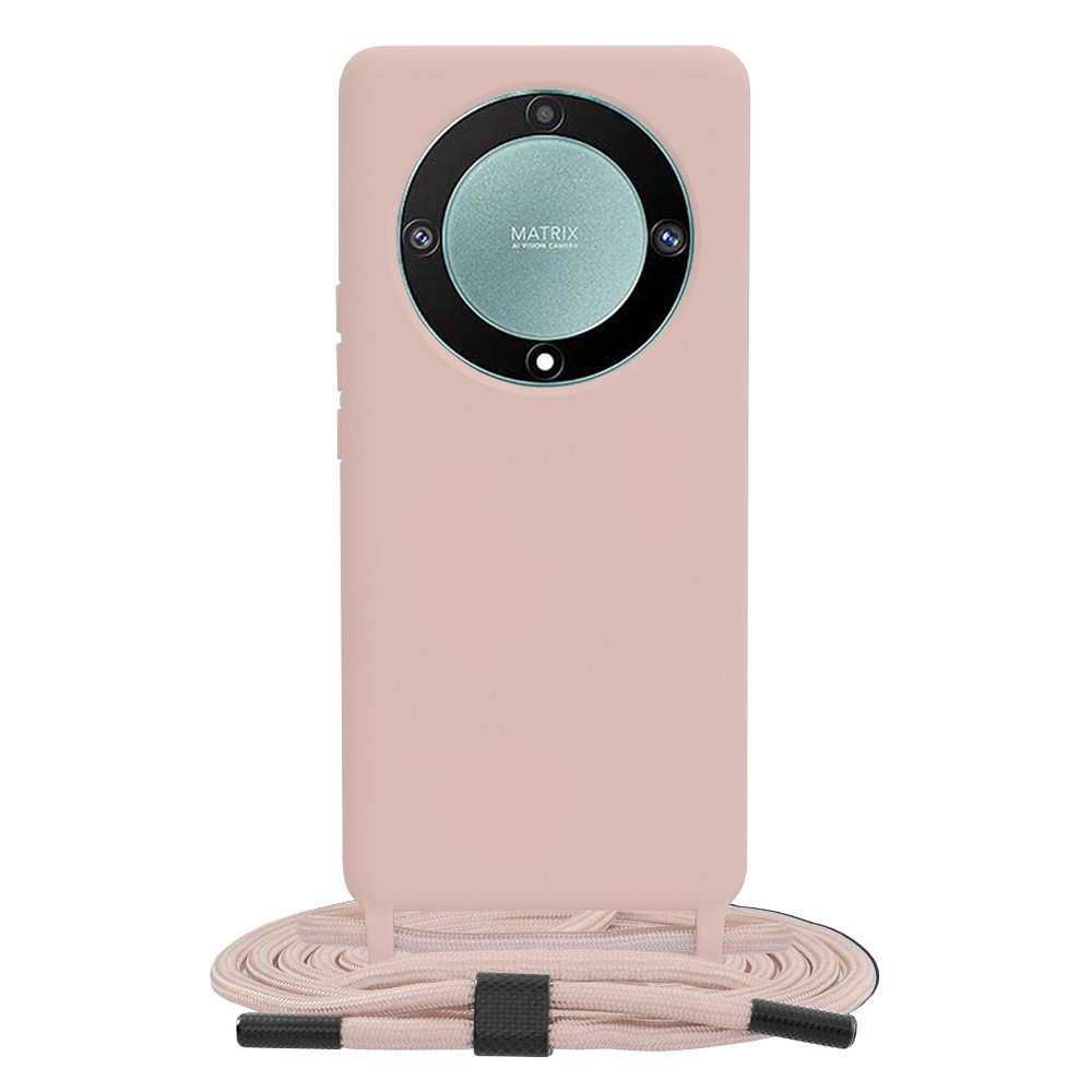 Калъф-Techsuit - Crossbody Lanyard - Honor Magic5 Lite - Pink