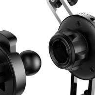 Стойка за кола Baseus YY vehicle-mounted + Lightning cable, Сив