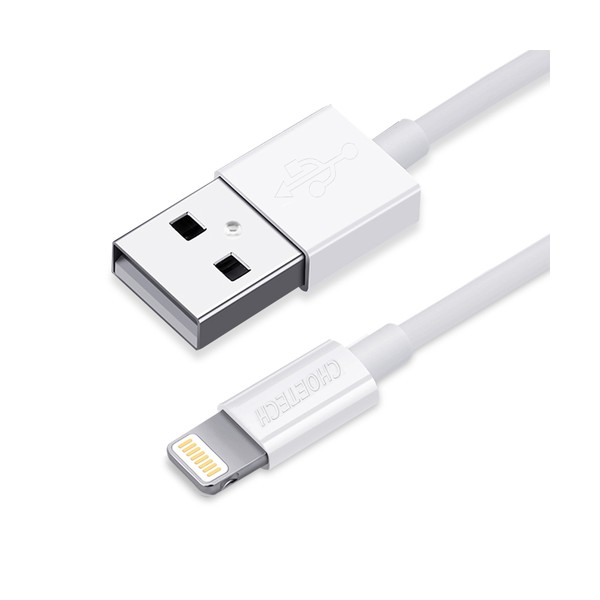 Кабел Choetech MFI USB - Lightning 1,2m. (IP0026 white), Бял