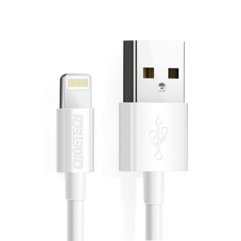 Кабел Choetech MFI USB - Lightning 1,2m. (IP0026 white), Бял
