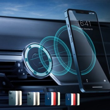 Магнитна поставка за кола Choetech Magnetic Car Air Vent за iPhone (AT0004), Черен