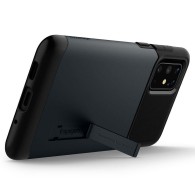 Spigen Slim Armor хибриден кейс с най-висока степен на защита за Samsung Galaxy S20+ Plus, Metal Slate