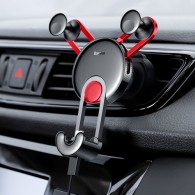 Стойка за кола Baseus YY vehicle-mounted + Lightning cable, Червен