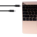 Кабел Choetech USB Type C - USB Type C, 3A, 1m. (CC0002), Черен