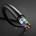 Кабел Choetech USB Type C - USB Type C, 3A, 3m. (CC0004), Черен