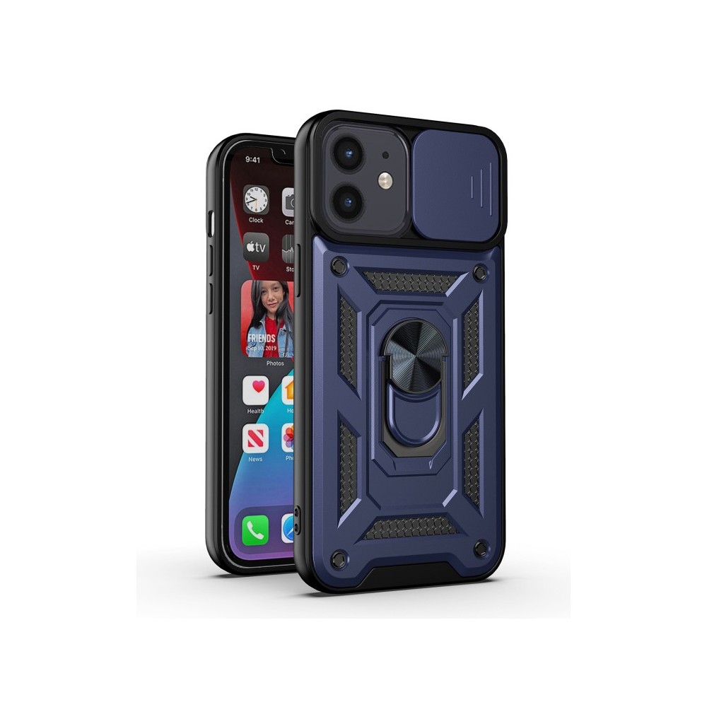 Калъф-Techsuit - CamShield Series - iPhone 12 / 12 Pro - Blue