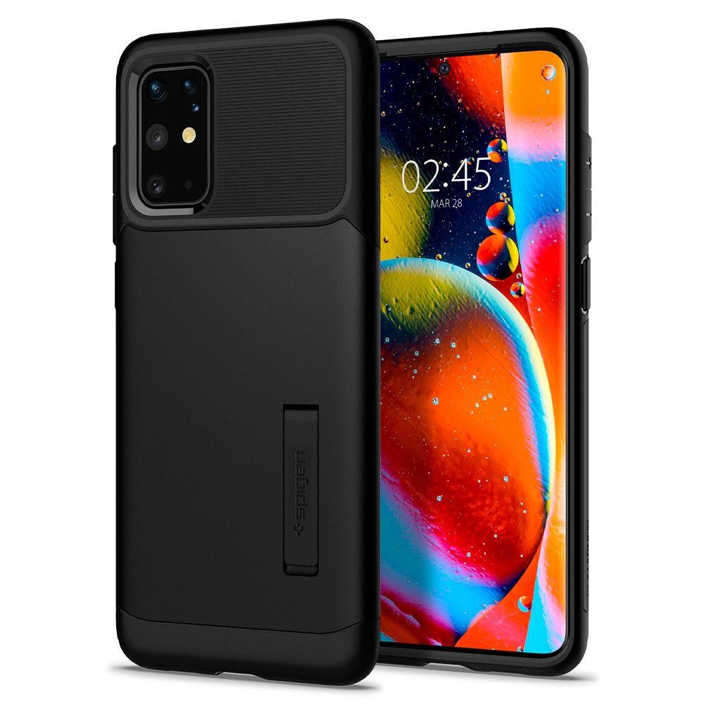 Spigen Slim Armor хибриден кейс с най-висока степен на защита за Samsung Galaxy S20+ Plus, Black