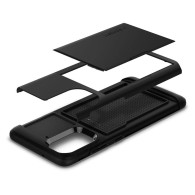 Spigen Slim Armor Cs хибриден кейс с най-висока степен на защита за Samsung Galaxy S20+ Plus, Black