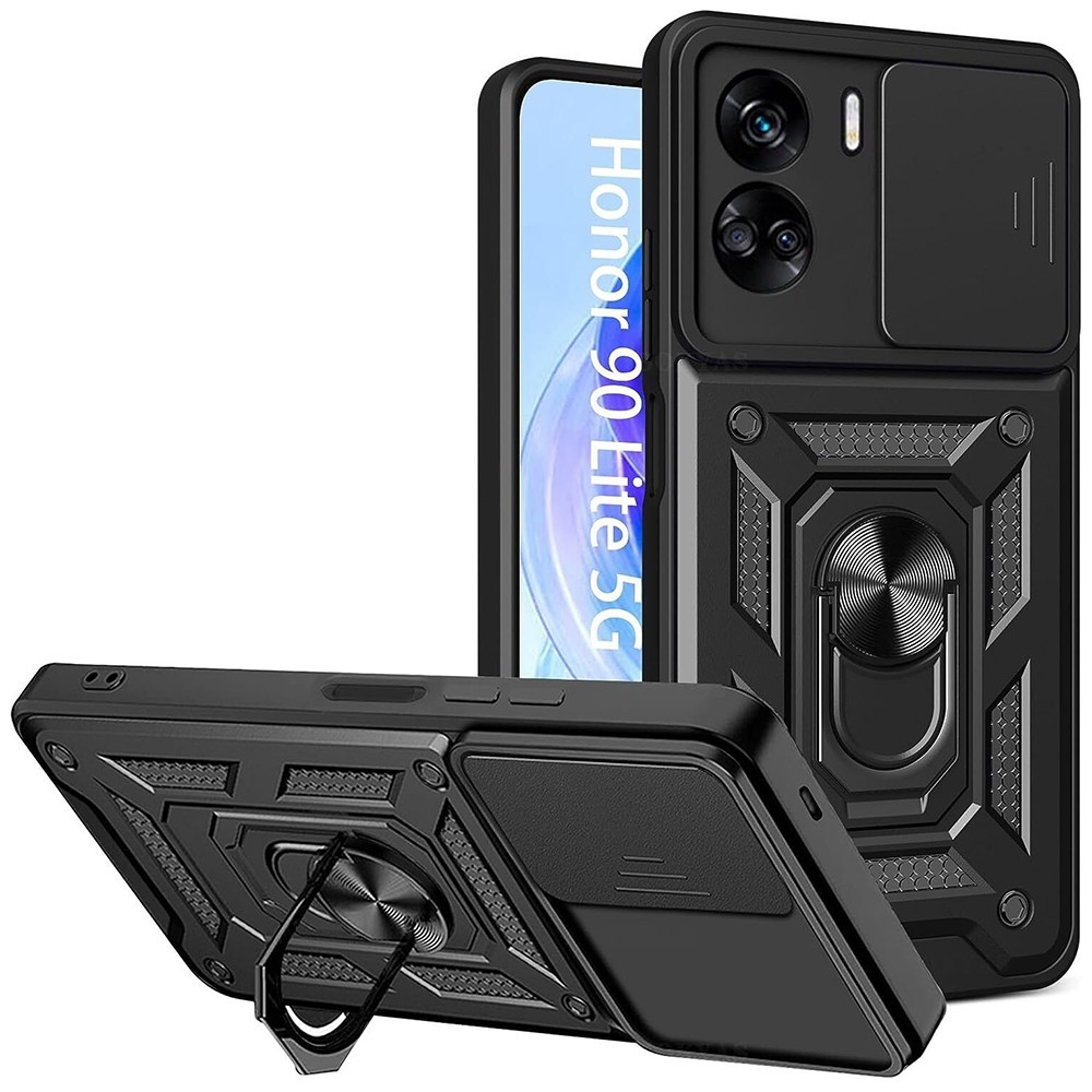 Калъф-Techsuit - CamShield Series - Honor 90 Lite - Black