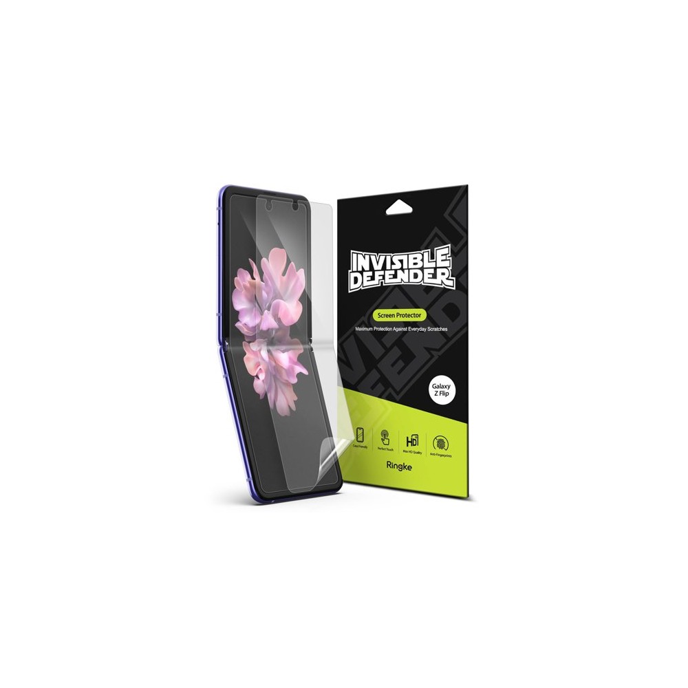 Защитно фолио Ringke Invisible Defender 2x Full TPU за Samsung Galaxy Z Flip, Прозрачен