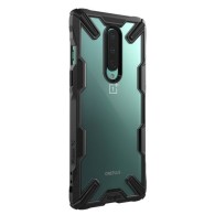 Удароустойчив хибриден кейс Ringke Fusion X за OnePlus 8, Черен