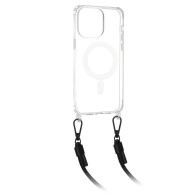 Калъф-Techsuit - Acrylic MagSafe Crossbody - iPhone 13 Pro - Black