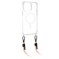 Калъф-Techsuit - Acrylic MagSafe Crossbody - iPhone 15 Pro - Pink