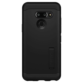 Spigen Slim Armor хибриден кейс с най-висока степен на защита за LG G8, Thinq Black