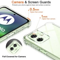 Калъф-Techsuit - Shockproof Clear Silicone - Motorola Moto G54 Power Edition / G64 - Clear