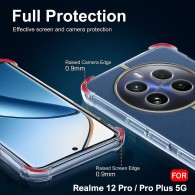 Калъф-Techsuit - Shockproof Clear Silicone - Realme 12 Pro / 12 Pro+ - Clear