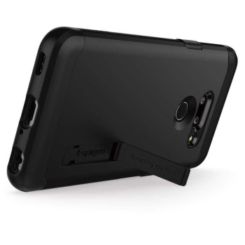 Spigen Slim Armor хибриден кейс с най-висока степен на защита за LG G8, Thinq Black