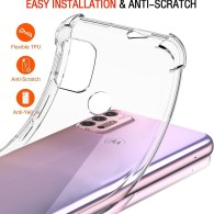 Калъф-Techsuit - Shockproof Clear Silicone - Motorola Moto G10 / Moto G20 / Moto G30 - Clear