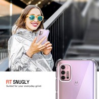 Калъф-Techsuit - Shockproof Clear Silicone - Motorola Moto G10 / Moto G20 / Moto G30 - Clear