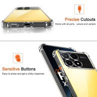 Калъф-Techsuit - Shockproof Clear Silicone - Xiaomi Poco X6 Pro - Clear