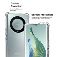 Калъф-Techsuit - Shockproof Clear Silicone - Honor Magic6 Lite - Clear