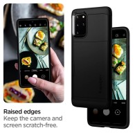 Spigen Slim Armor Cs хибриден кейс с най-висока степен на защита за Samsung Galaxy S20+ Plus, Black