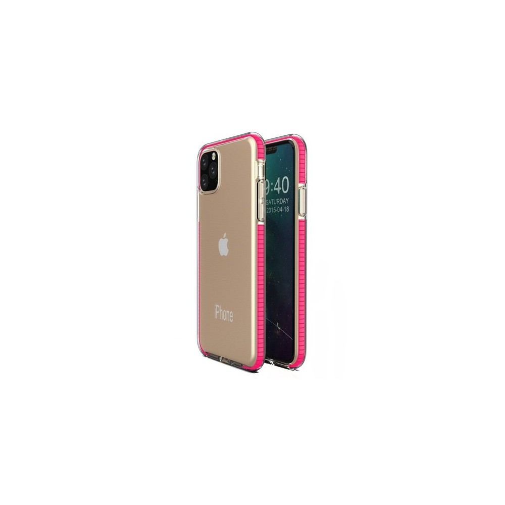 Калъф Spring Case clear TPU gel за iPhone 11 Pro Max, Розов