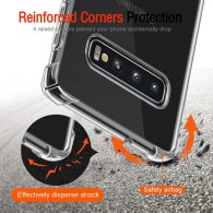 Калъф-Techsuit - Shockproof Clear Silicone - Samsung Galaxy S10 - Clear