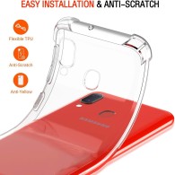 Калъф-Techsuit - Shockproof Clear Silicone - Samsung Galaxy A20e - Clear