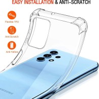 Калъф-Techsuit - Shockproof Clear Silicone - Samsung Galaxy A32 4G - Clear