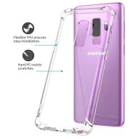 Калъф-Techsuit - Shockproof Clear Silicone - Samsung Galaxy S9 Plus - Clear