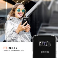 Калъф-Techsuit - Shockproof Clear Silicone - Samsung Galaxy S8 Plus - Clear