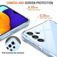 Калъф-Techsuit - Shockproof Clear Silicone - Samsung Galaxy A13 5G / A04S - Clear