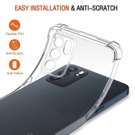 Калъф-Techsuit - Shockproof Clear Silicone - Oppo Reno6 5G - Clear