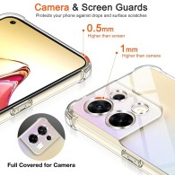 Калъф-Techsuit - Shockproof Clear Silicone - Oppo Reno8 - Clear