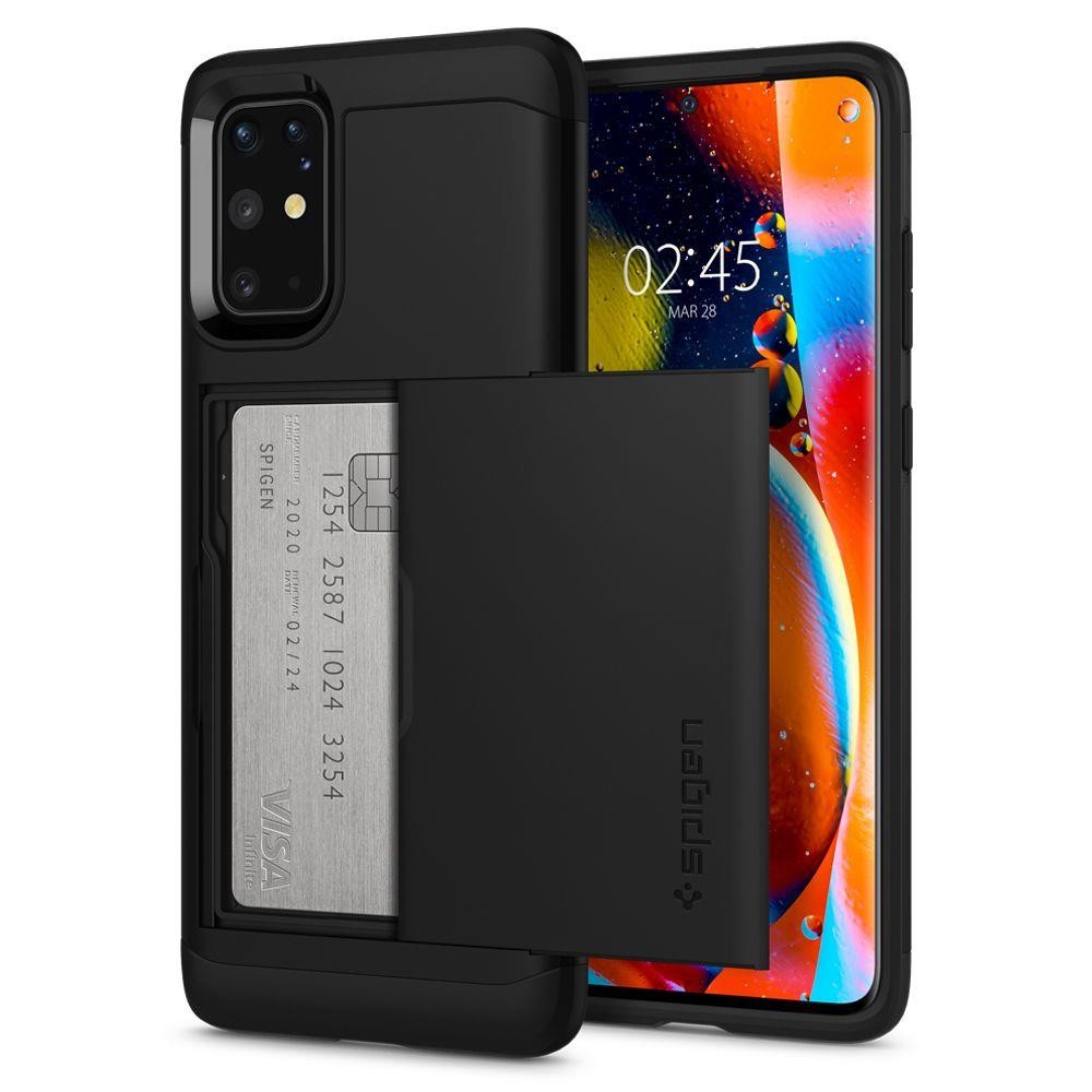 Spigen Slim Armor Cs хибриден кейс с най-висока степен на защита за Samsung Galaxy S20+ Plus, Black