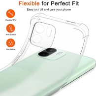 Калъф-Techsuit - Shockproof Clear Silicone - Xiaomi Redmi A1 / A2 - Clear