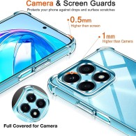 Калъф-Techsuit - Shockproof Clear Silicone - Honor X8a - Clear