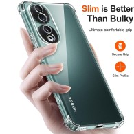 Калъф-Techsuit - Shockproof Clear Silicone - Honor 90 - Clear