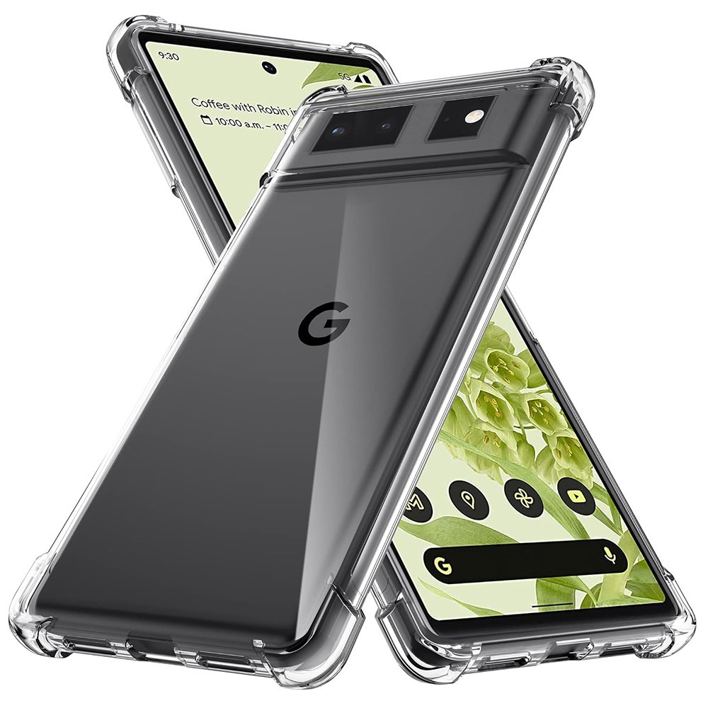 Калъф-Techsuit - Shockproof Clear Silicone - Google Pixel 6 Pro - Clear